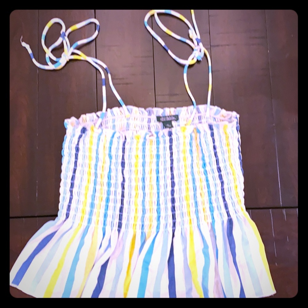 Striped crop top